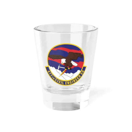477th Civil Engineer Squadron (U.S. Air Force) Shot Glass 1.5oz 1.5oz - Go Mug Yourself