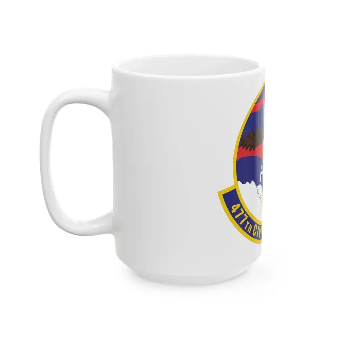 477th Civil Engineer Squadron (U.S. Air Force) White Coffee Mug - Go Mug Yourself