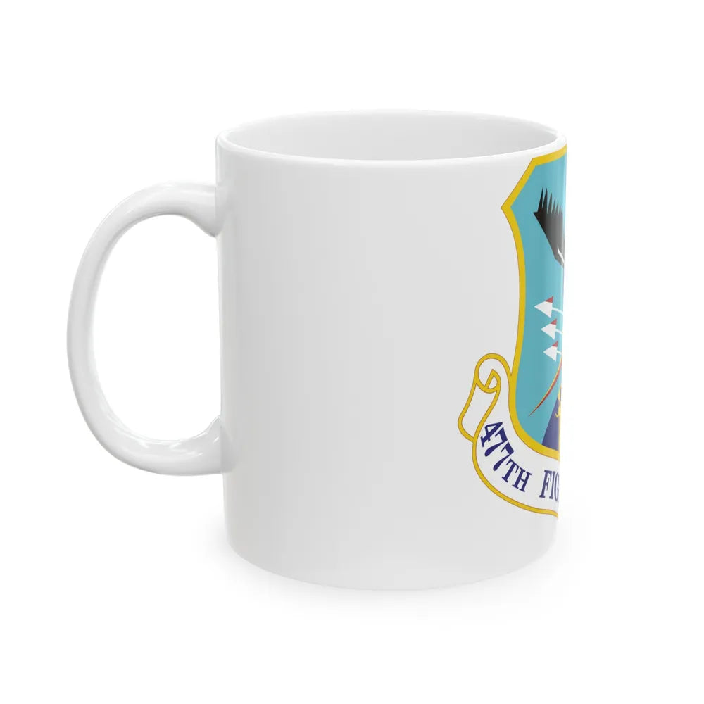 477th Fighter Group (U.S. Air Force) White Coffee Mug-Go Mug Yourself