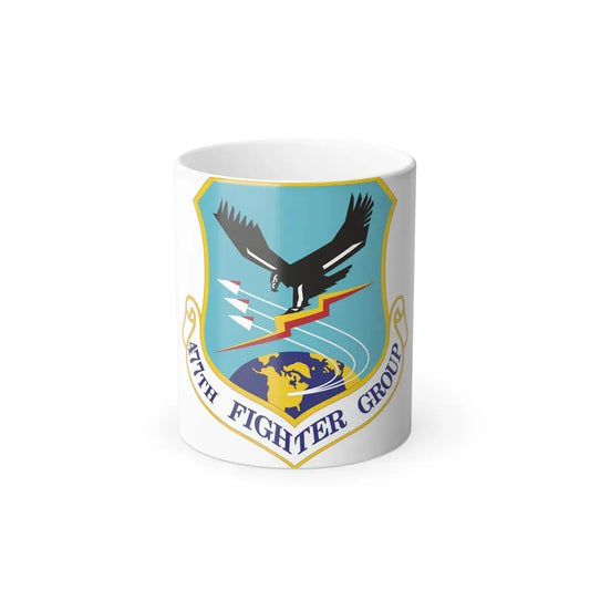 477th Fighter Group (U.S. Air Force) Color Changing Coffee Mug 11oz - Go Mug Yourself