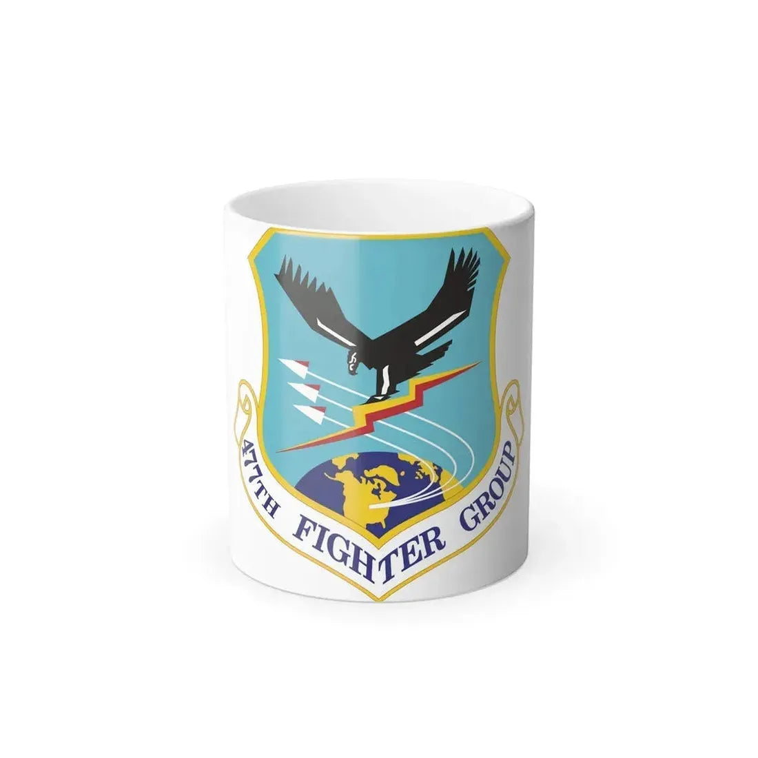 477th Fighter Group (U.S. Air Force) Color Changing Coffee Mug 11oz - Go Mug Yourself