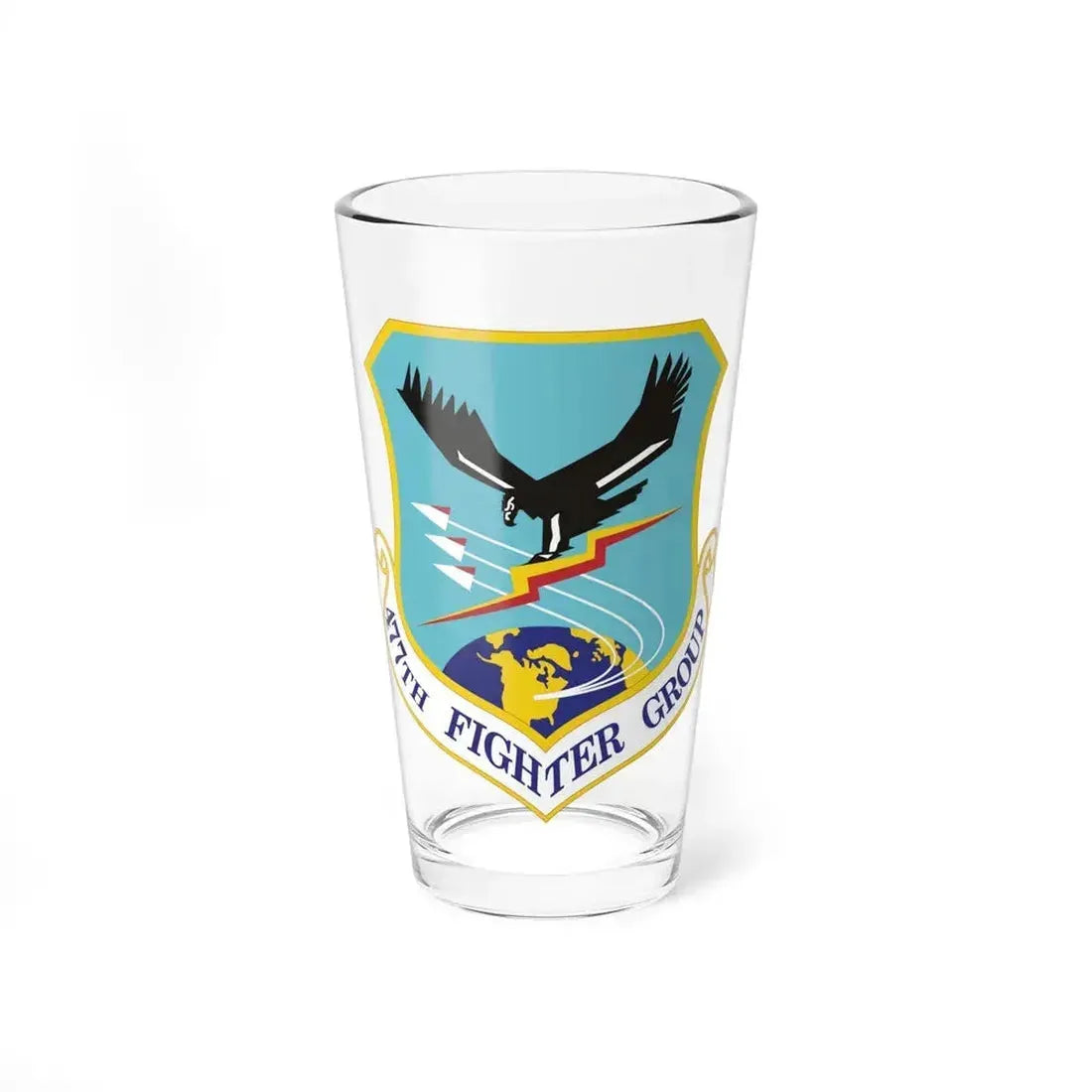 477th Fighter Group (U.S. Air Force) Pint Glass 16oz 16oz - Go Mug Yourself