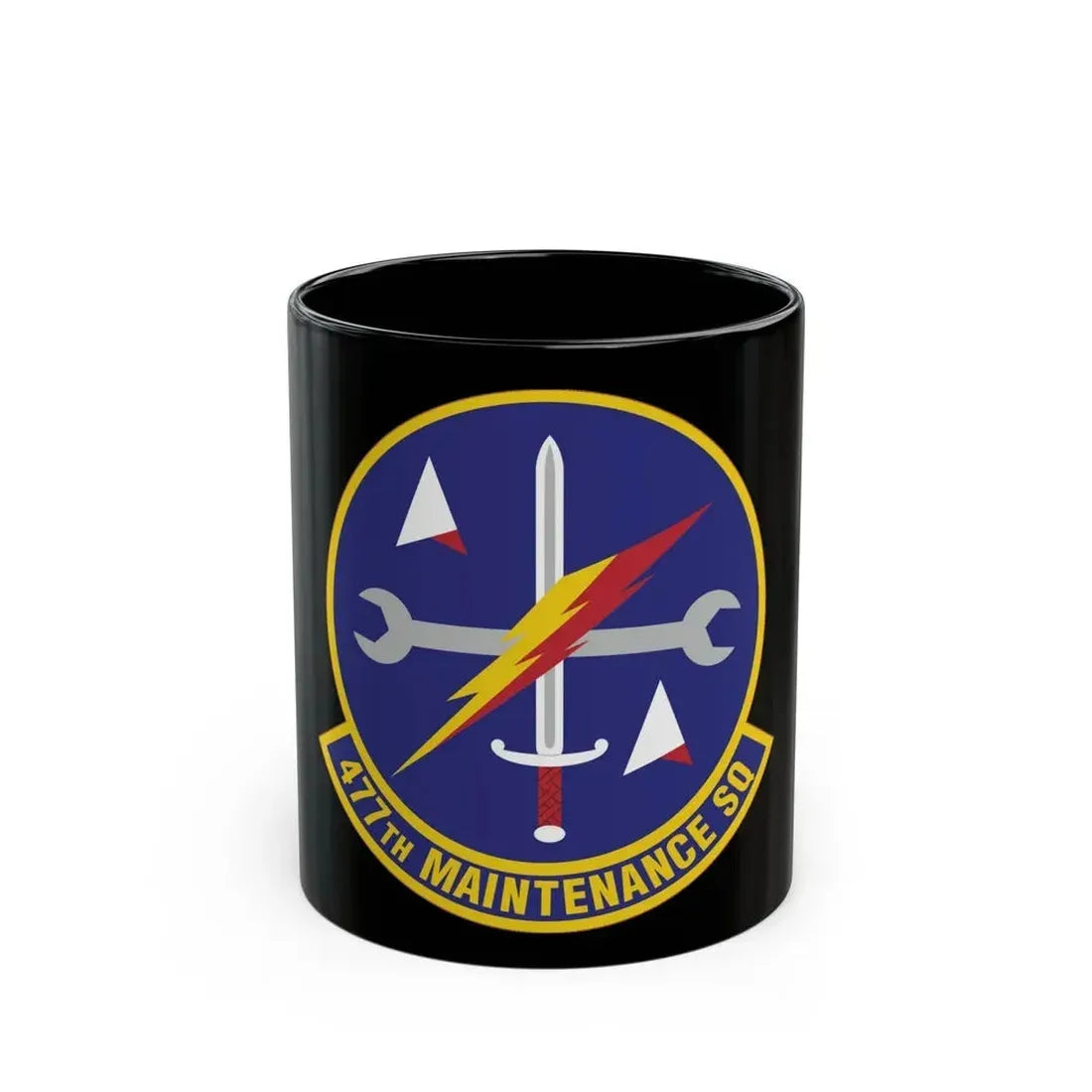 477th Maintenance Squadron (U.S. Air Force) Black Coffee Mug 11oz - Go Mug Yourself
