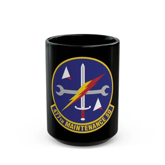 477th Maintenance Squadron (U.S. Air Force) Black Coffee Mug 15oz - Go Mug Yourself