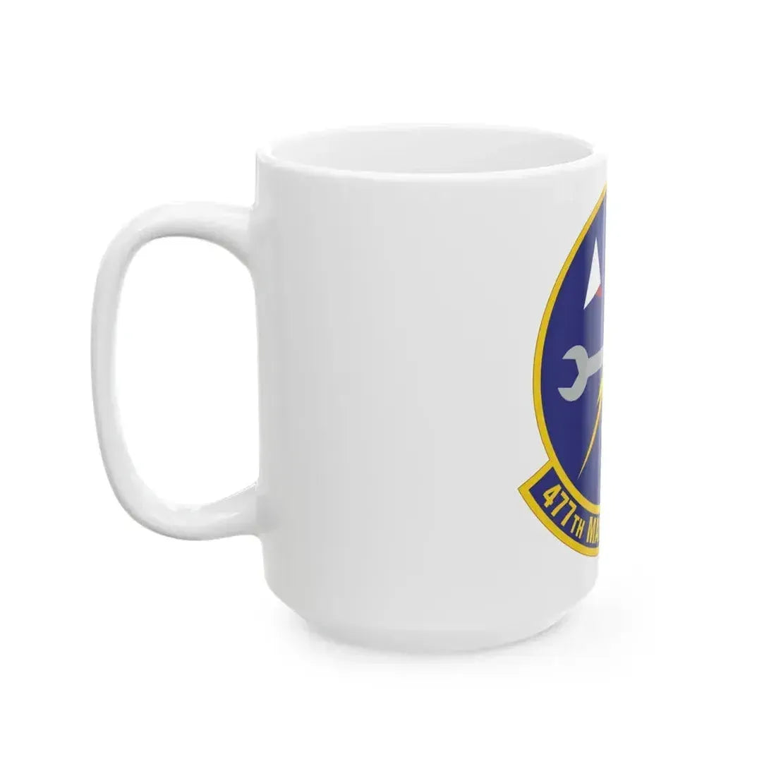 477th Maintenance Squadron (U.S. Air Force) White Coffee Mug - Go Mug Yourself