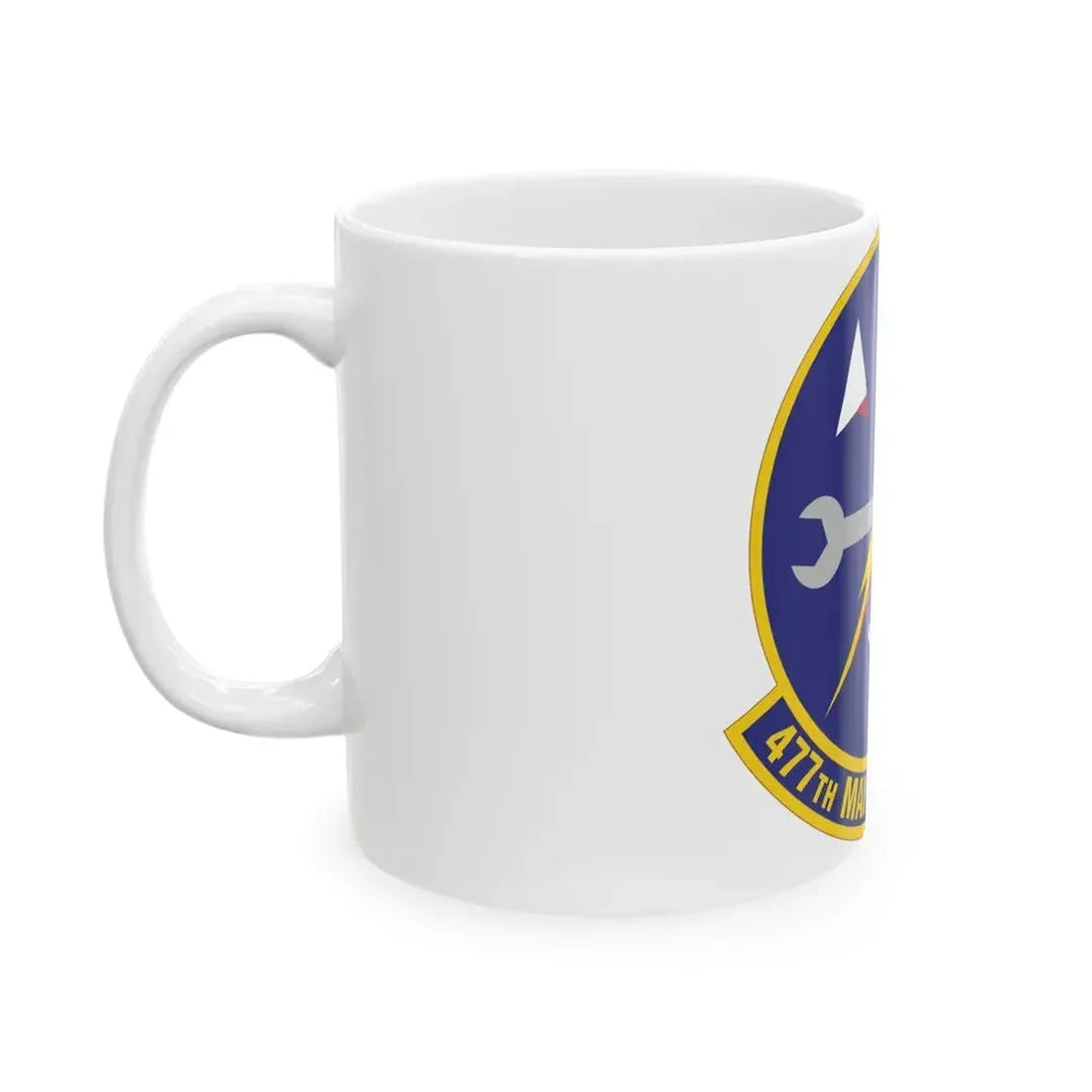 477th Maintenance Squadron (U.S. Air Force) White Coffee Mug - Go Mug Yourself