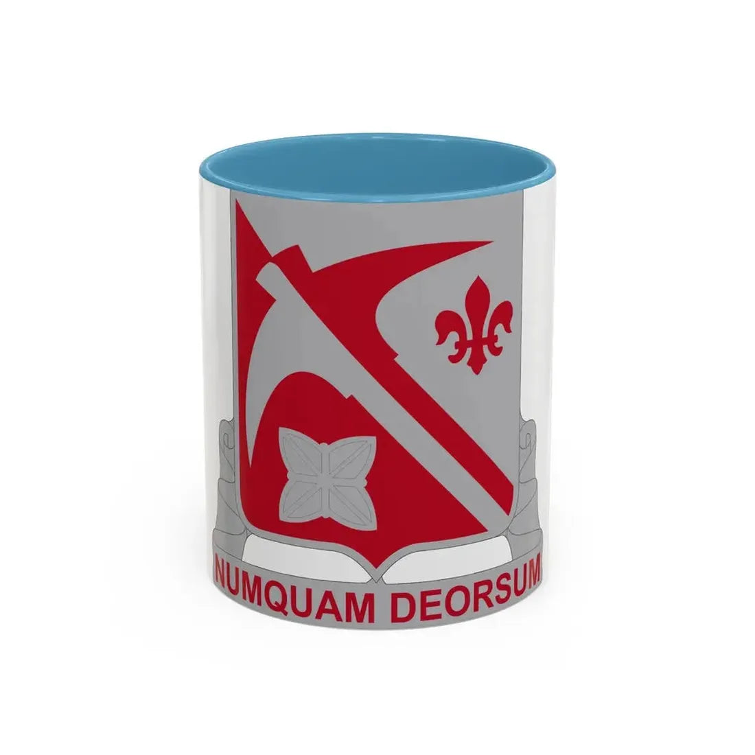 478 Engineer Battalion (U.S. Army) Accent Coffee Mug 11oz Light Blue - Go Mug Yourself