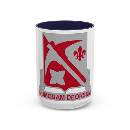 478 Engineer Battalion (U.S. Army) Accent Coffee Mug 15oz Navy - Go Mug Yourself