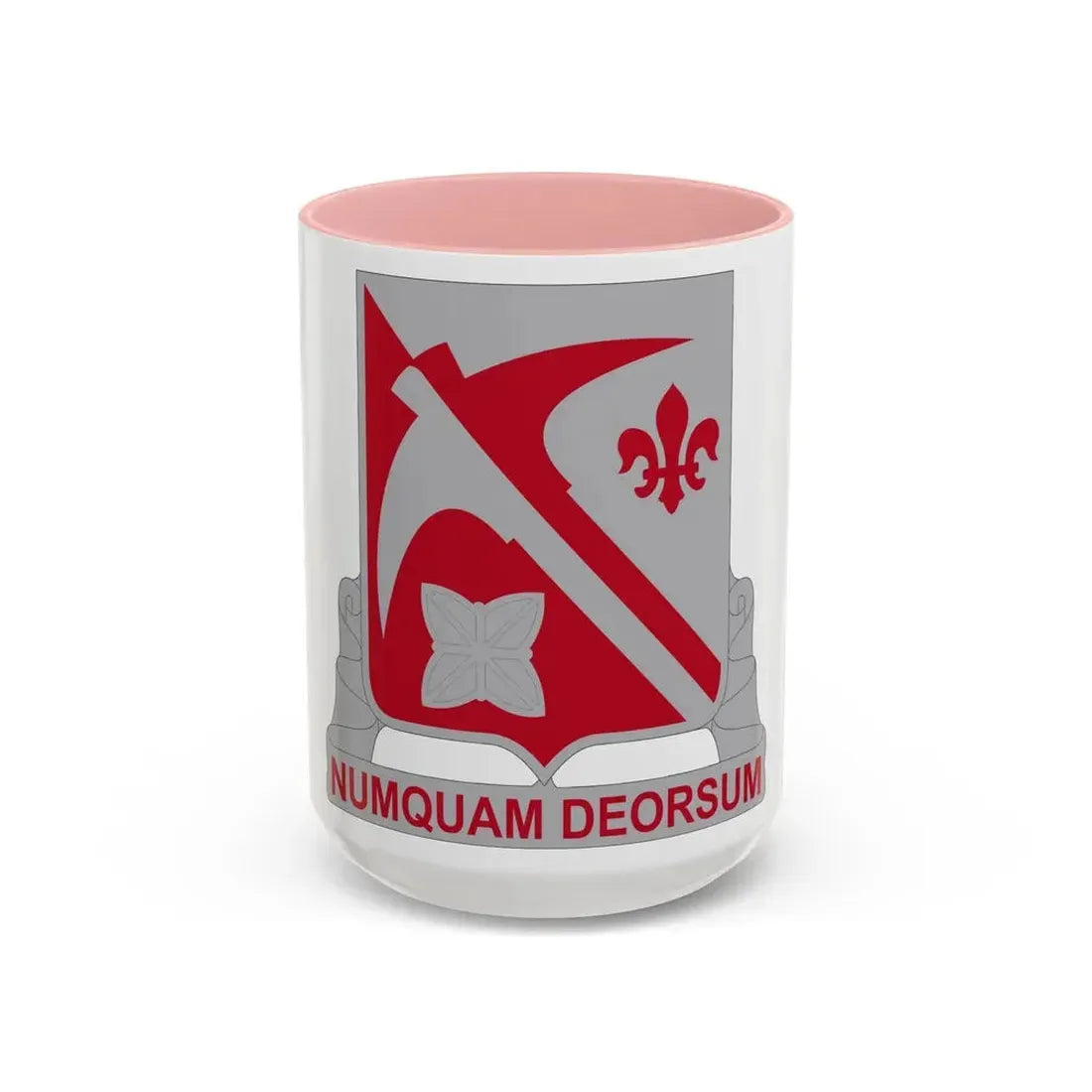 478 Engineer Battalion (U.S. Army) Accent Coffee Mug 15oz Pink - Go Mug Yourself