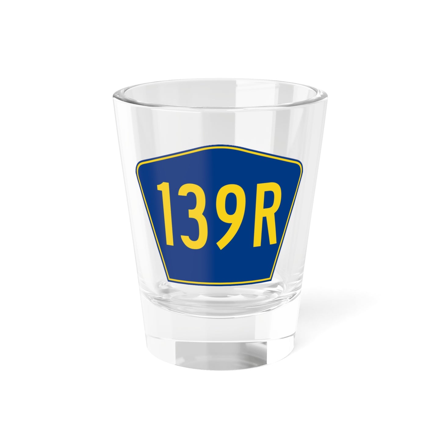 PR secondary 139R (Puerto Rico) (Road Sign) Shot Glass 1.5oz