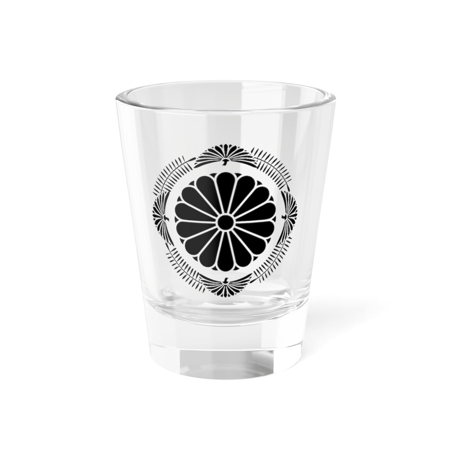 Japanese Crest of Akisino no miya (Japan) (Coat of Arms) Shot Glass 1.5oz