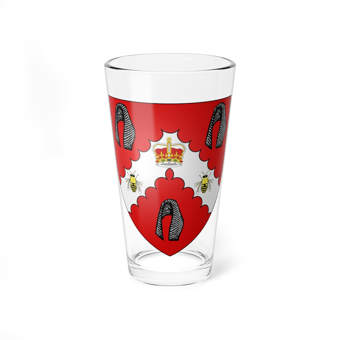 David Beatie Arms (New Zealand) (Coat of Arms) Pint Glass 16oz