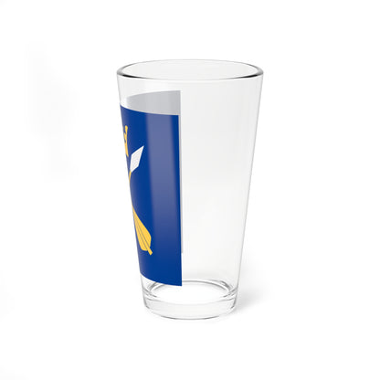 Dalarnas lan vapenflagga (Sweden) Pint Glass 16oz