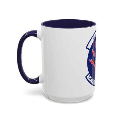 10th Missile SQ The First In The Hole (U.S. Air Force) Accent Coffee Mug