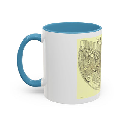 World Map - Ruysch (1508) (Map) Accent Coffee Mug