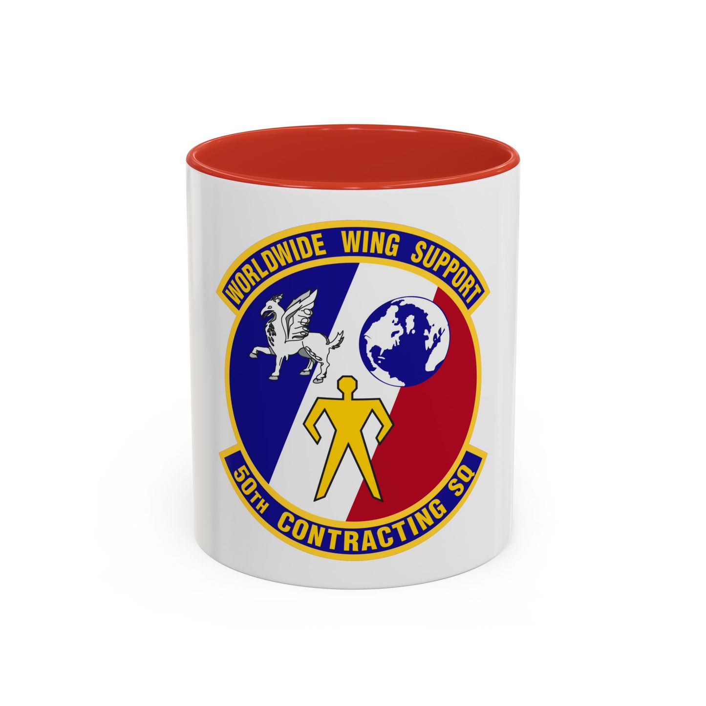 50th Contracting Squadron (U.S. Air Force) Accent Coffee Mug
