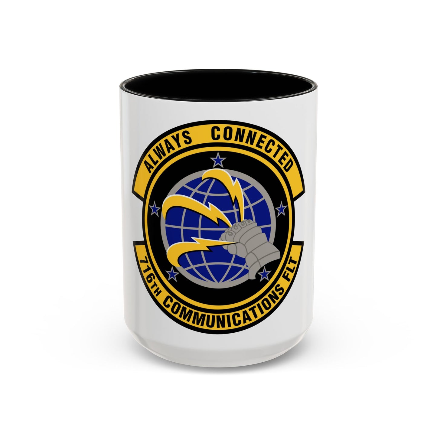 716th Communications Flight (U.S. Air Force) Accent Coffee Mug