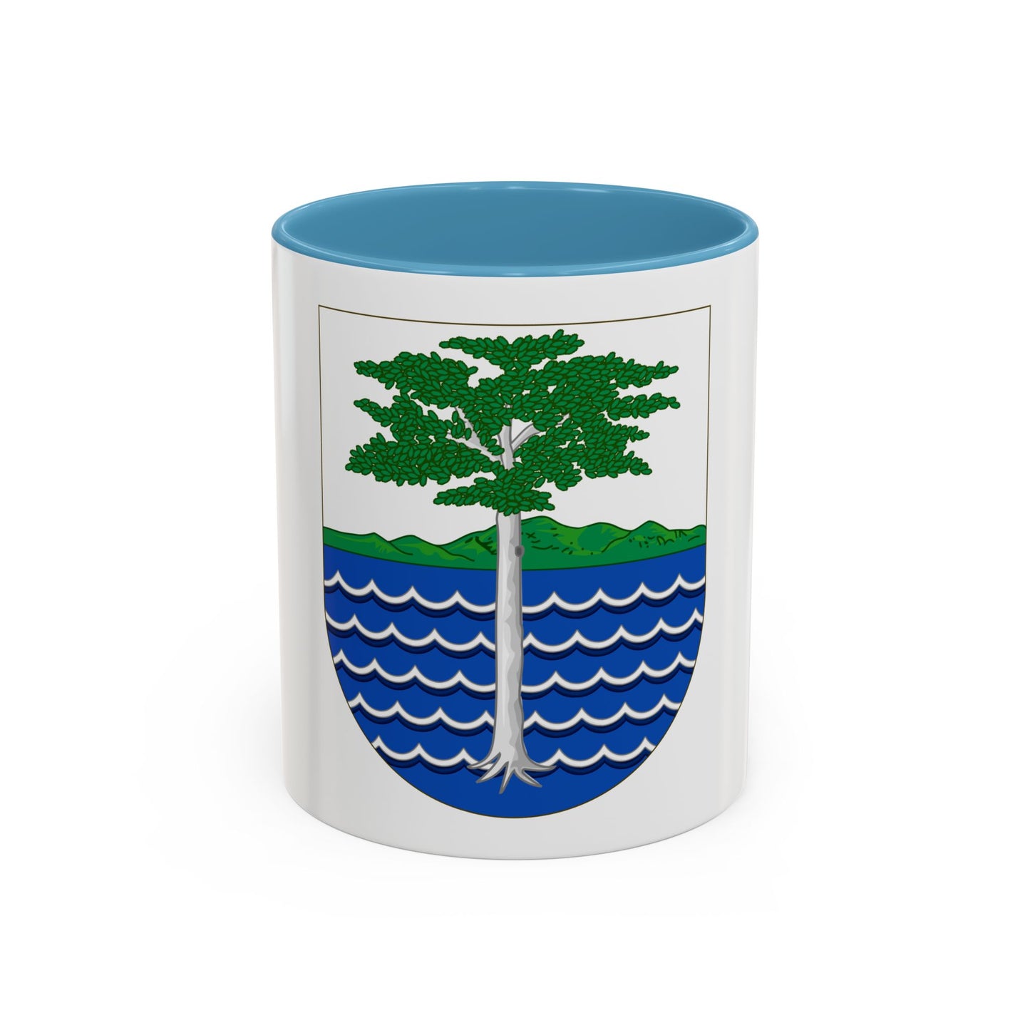 Coat of Arms of the Portuguese and Spanish Guinea - Accent Coffee Mug