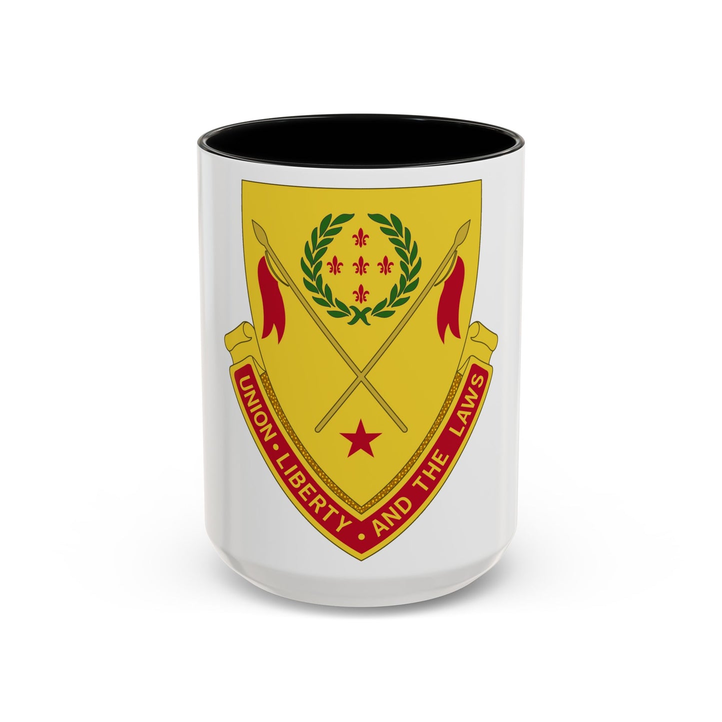 180th Field Artillery Battalion (U.S. Army) Accent Coffee Mug