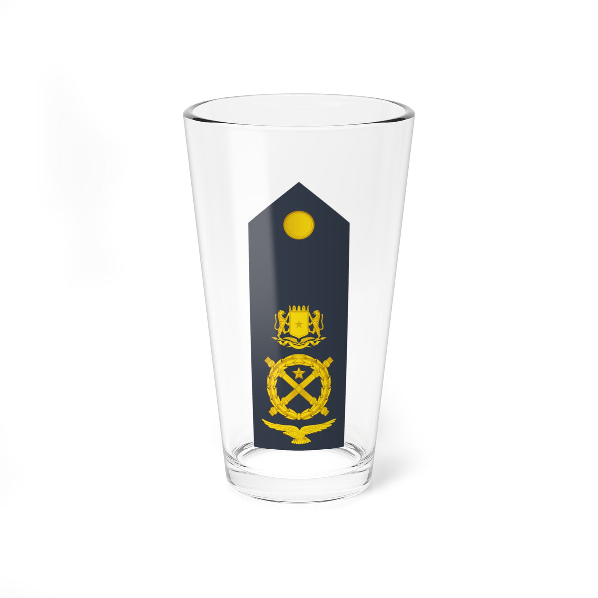 15 Somali Air Force MG (Mali) (Military Rank) Pint Glass 16oz