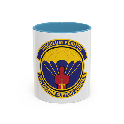 314th Mission Support Squadron (U.S. Air Force) Accent Coffee Mug