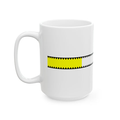 Naval Ensign of French Cochinchina (Belgium) White Coffee Mug