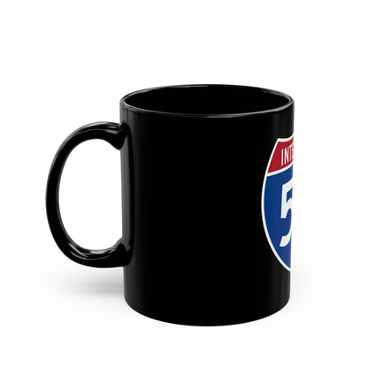 Interstate 55 (U.S. Highways) Black Coffee Mug