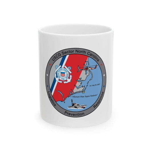USCG Sector North Carolina (U.S. Coast Guard) White Coffee Mug
