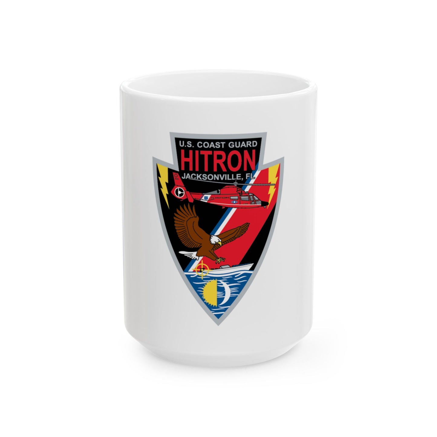 USCG HITRON Jax FL (U.S. Coast Guard) White Coffee Mug