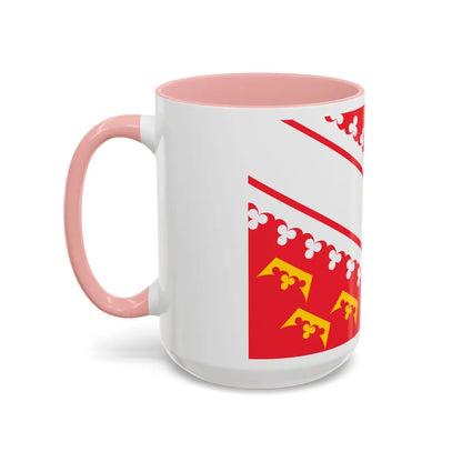 Flag of Alsace France - Accent Coffee Mug-Go Mug Yourself