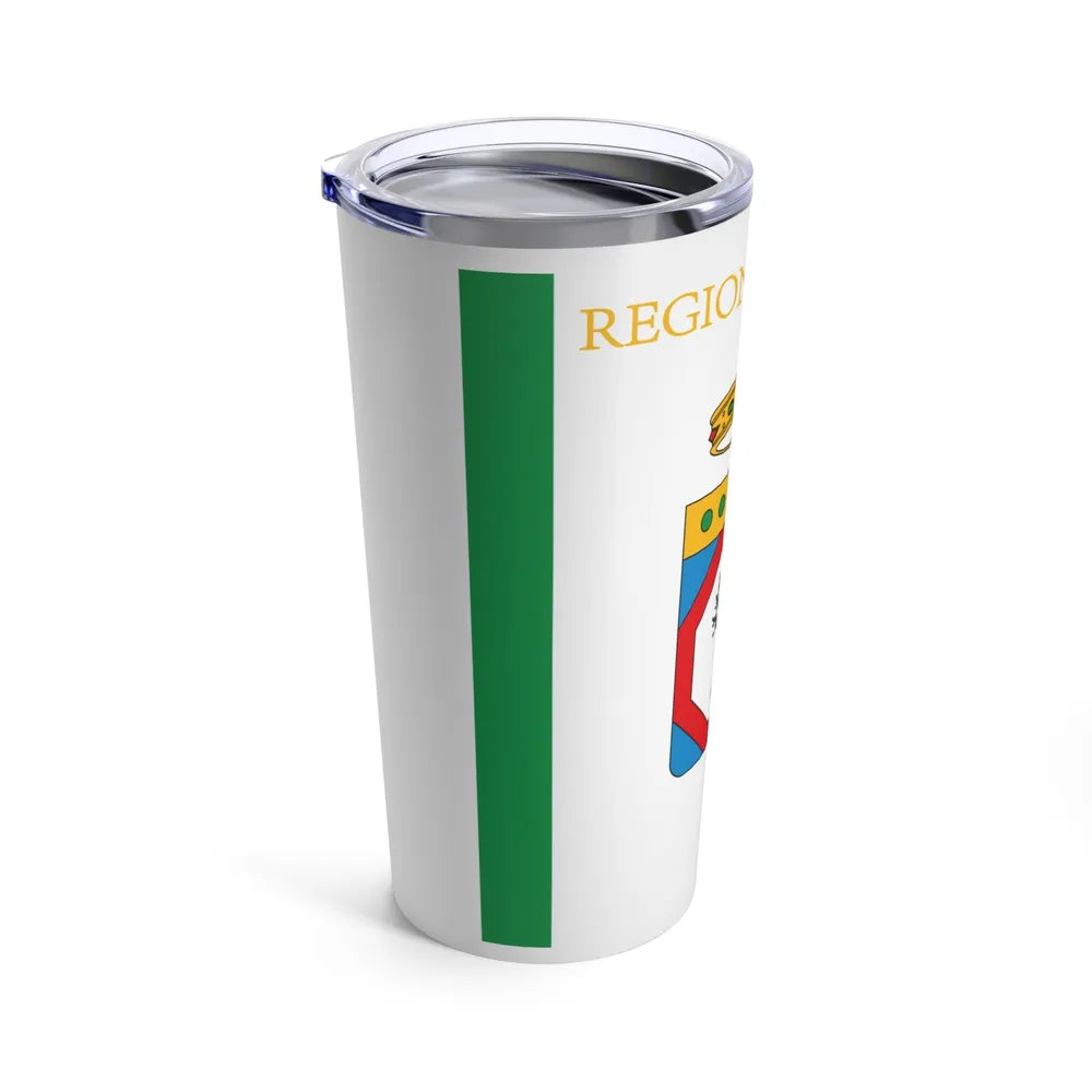 Flag of Apulia Italy - Tumbler 20oz-Go Mug Yourself