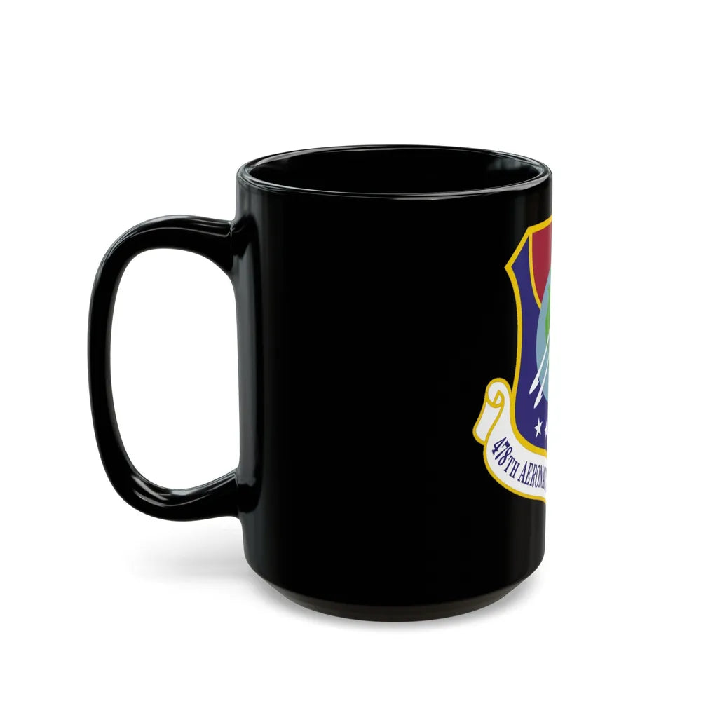 478th Aeronautical Systems Wing (U.S. Air Force) Black Coffee Mug-Go Mug Yourself