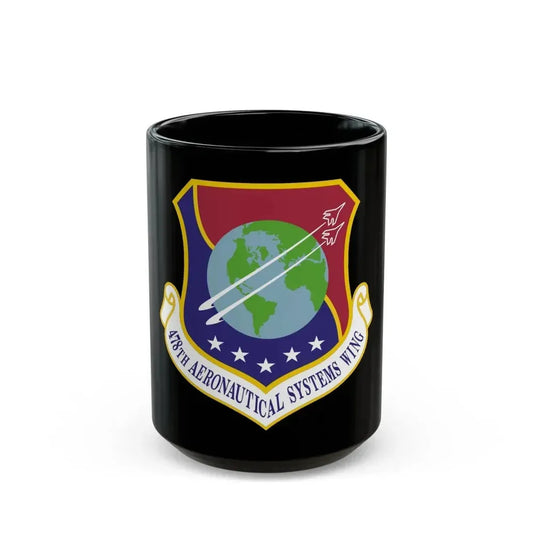 478th Aeronautical Systems Wing (U.S. Air Force) Black Coffee Mug 15oz - Go Mug Yourself