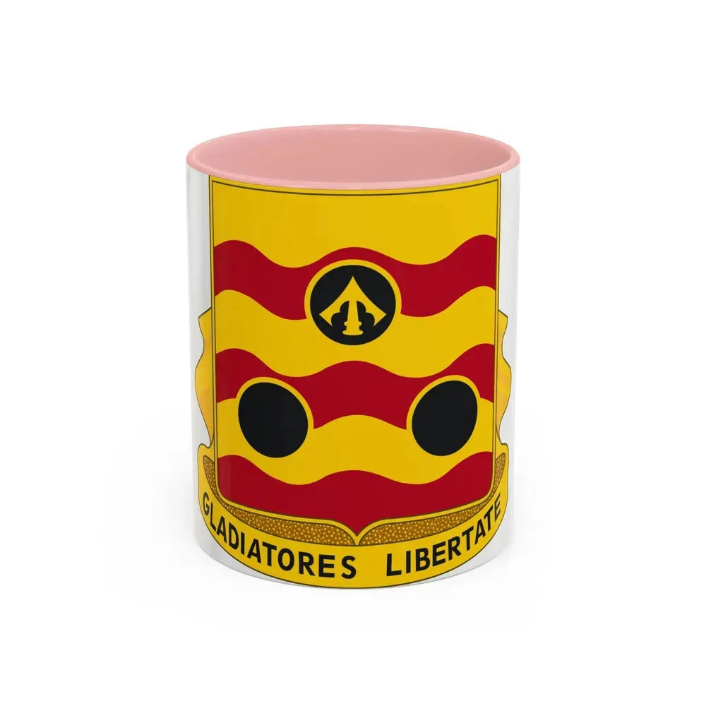 478th Antiaircraft Artillery Battalion (U.S. Army) Accent Coffee Mug 11oz Pink - Go Mug Yourself