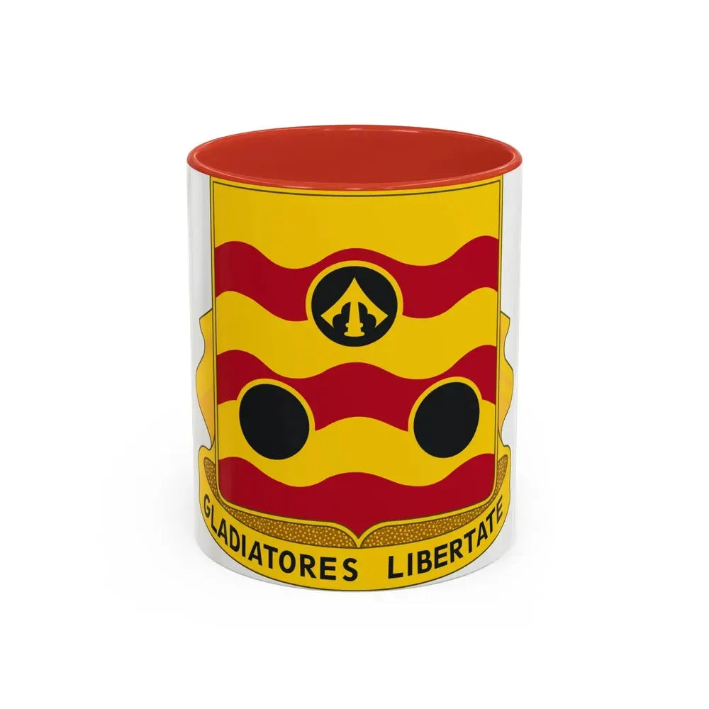 478th Antiaircraft Artillery Battalion (U.S. Army) Accent Coffee Mug 11oz Red - Go Mug Yourself