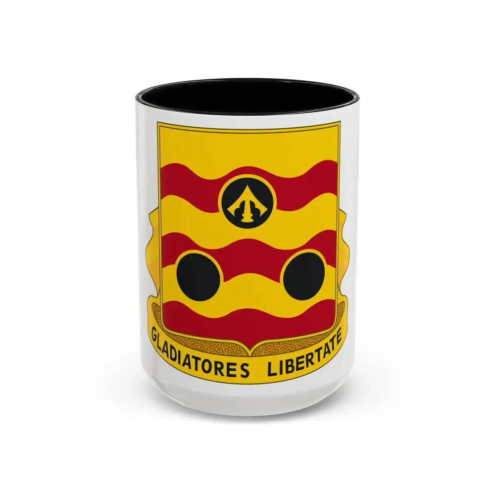 478th Antiaircraft Artillery Battalion (U.S. Army) Accent Coffee Mug 15oz Black - Go Mug Yourself
