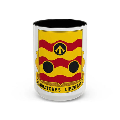 478th Antiaircraft Artillery Battalion (U.S. Army) Accent Coffee Mug 15oz Black - Go Mug Yourself