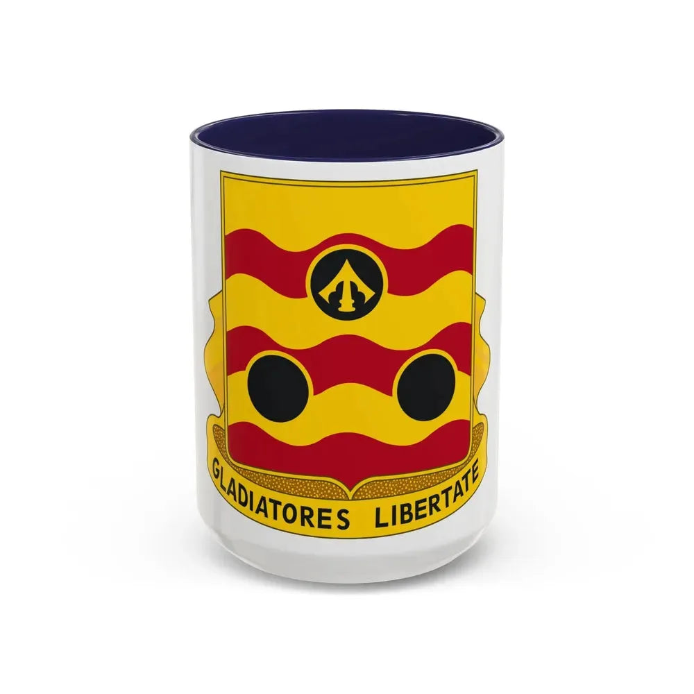 478th Antiaircraft Artillery Battalion (U.S. Army) Accent Coffee Mug 15oz Navy - Go Mug Yourself