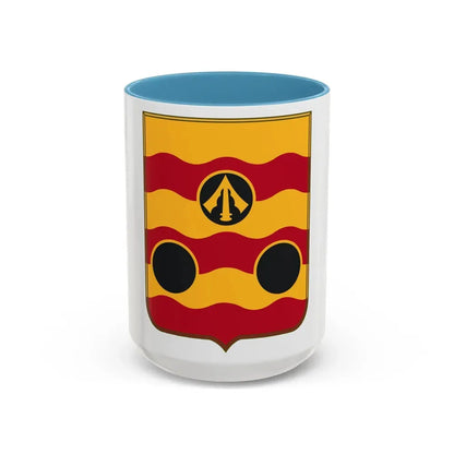 478th Antiaircraft Artillery Battalion v2 (U.S. Army) Accent Coffee Mug 15oz Light Blue - Go Mug Yourself