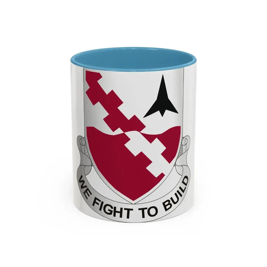 479 Engineer Battalion (U.S. Army) Accent Coffee Mug 11oz Light Blue - Go Mug Yourself
