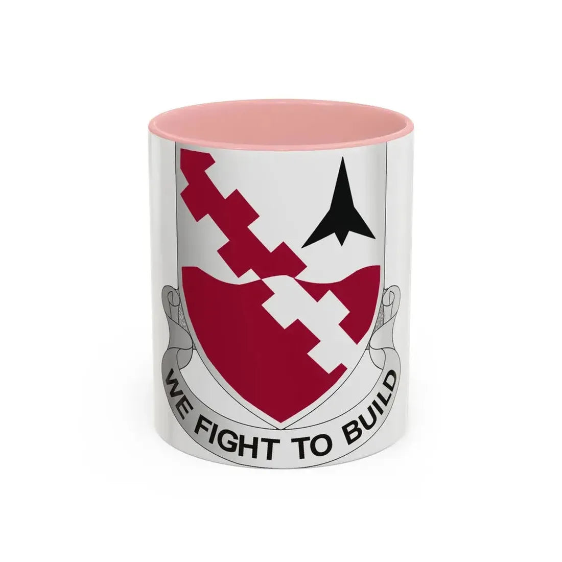 479 Engineer Battalion (U.S. Army) Accent Coffee Mug 11oz Pink - Go Mug Yourself