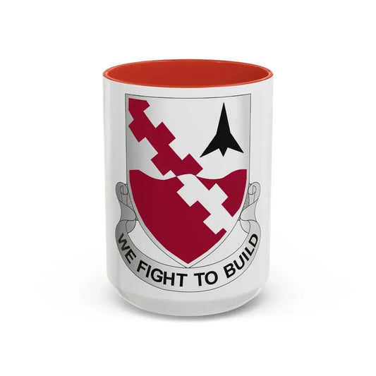 479 Engineer Battalion (U.S. Army) Accent Coffee Mug 15oz Navy - Go Mug Yourself