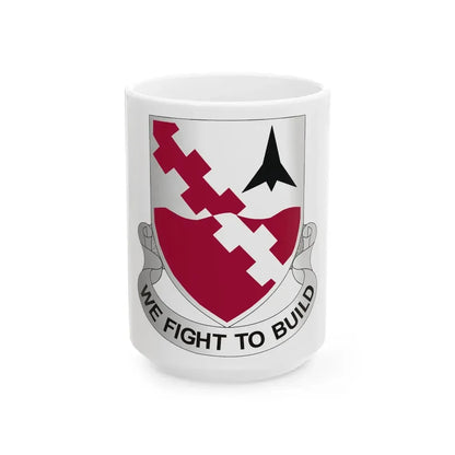 479 Engineer Battalion (U.S. Army) White Coffee Mug 15oz - Go Mug Yourself