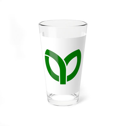 Flag of Rifu Miyagi (Japan) Pint Glass 16oz