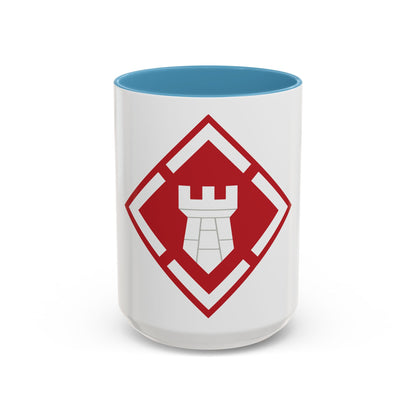 20th Engineer Brigade (U.S. Army) Accent Coffee Mug