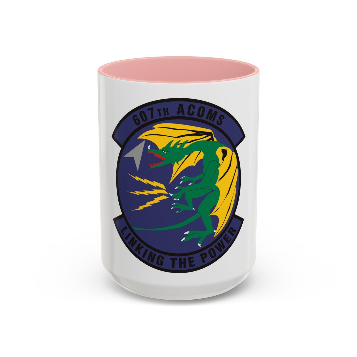 607th Air Communications Squadron (U.S. Air Force) Accent Coffee Mug