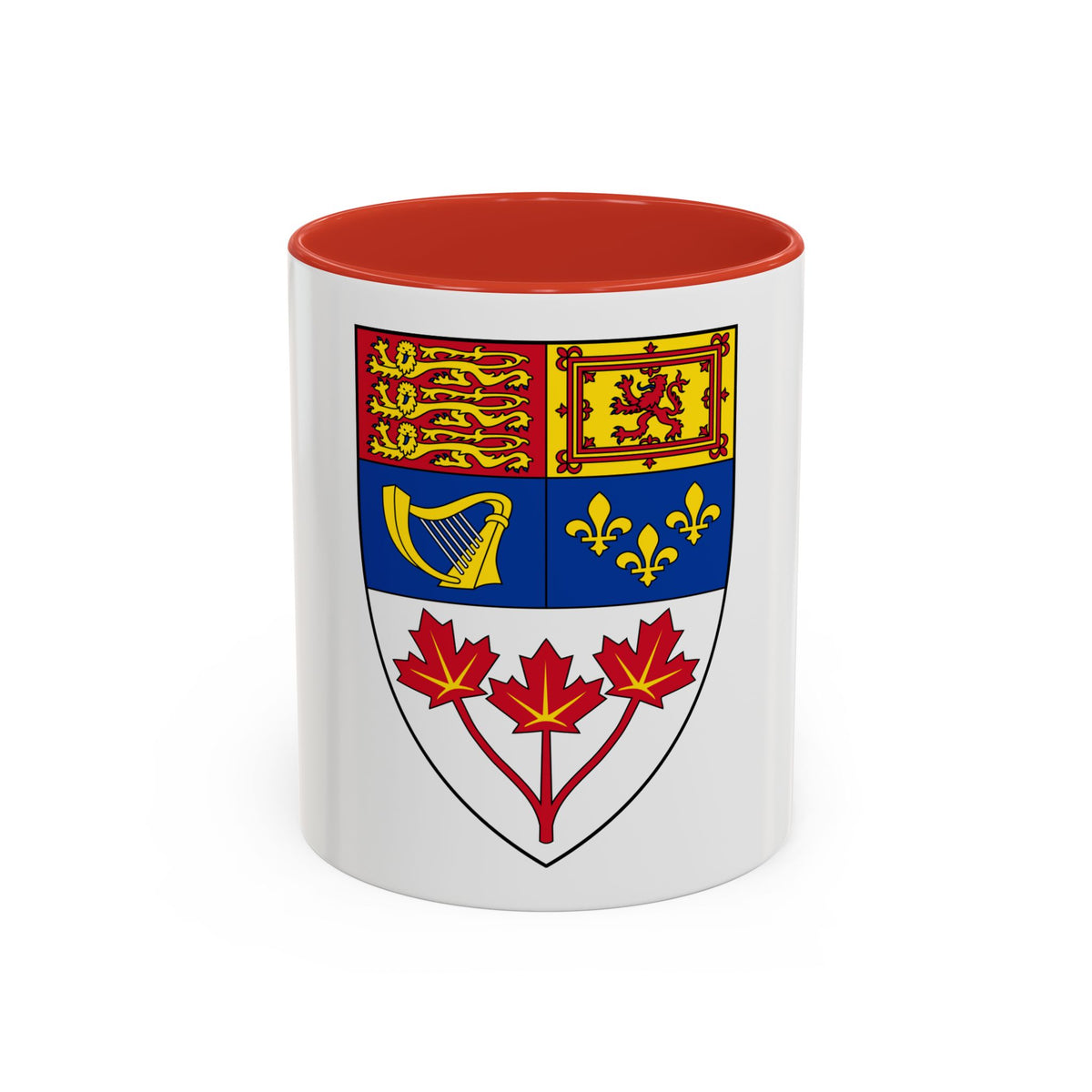 Arms of Canada (shield) - Accent Coffee Mug