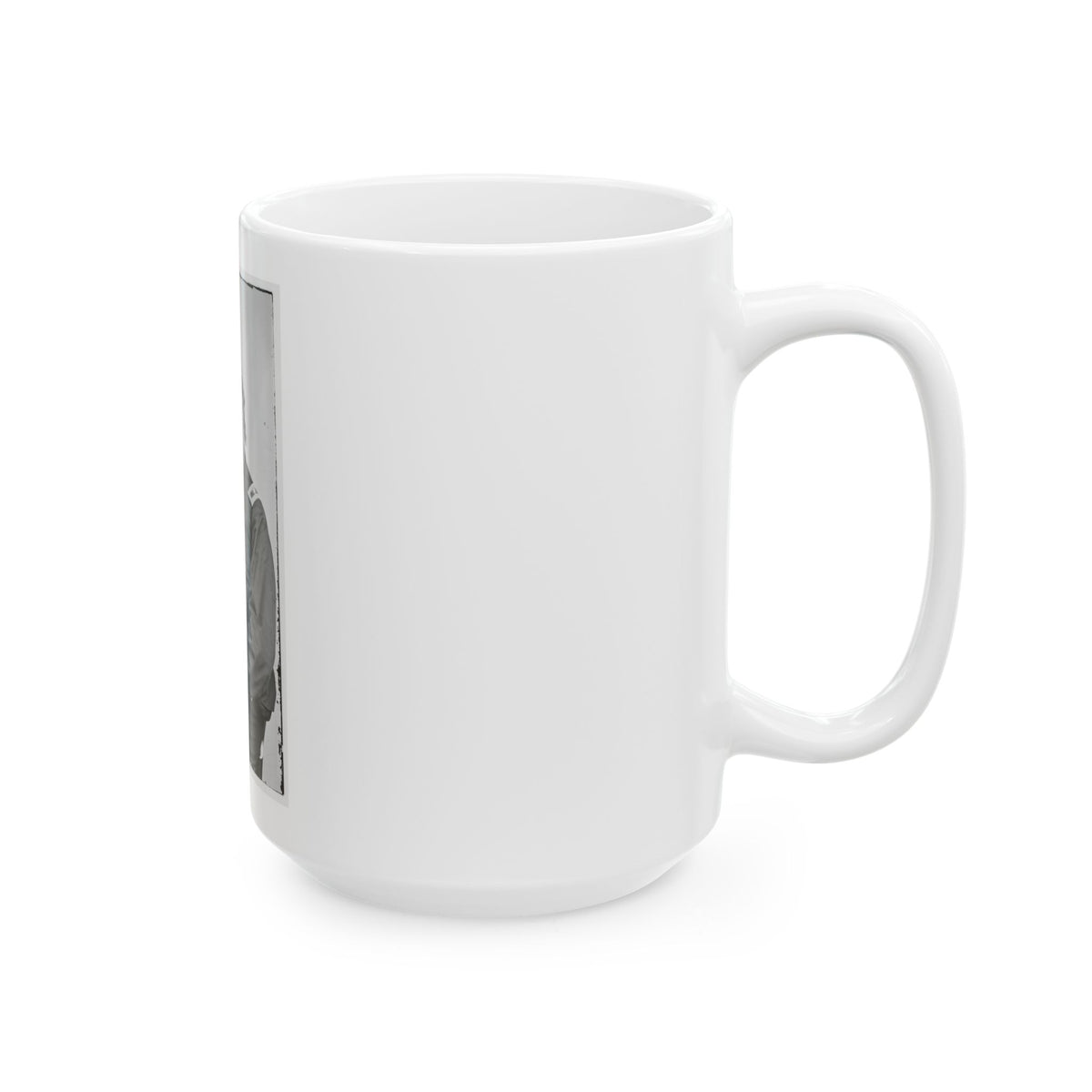 Portrait Of Brig. Gen. Daniel C. Mccallum, Officer Of The Federal Army (U.S. Civil War) White Coffee Mug