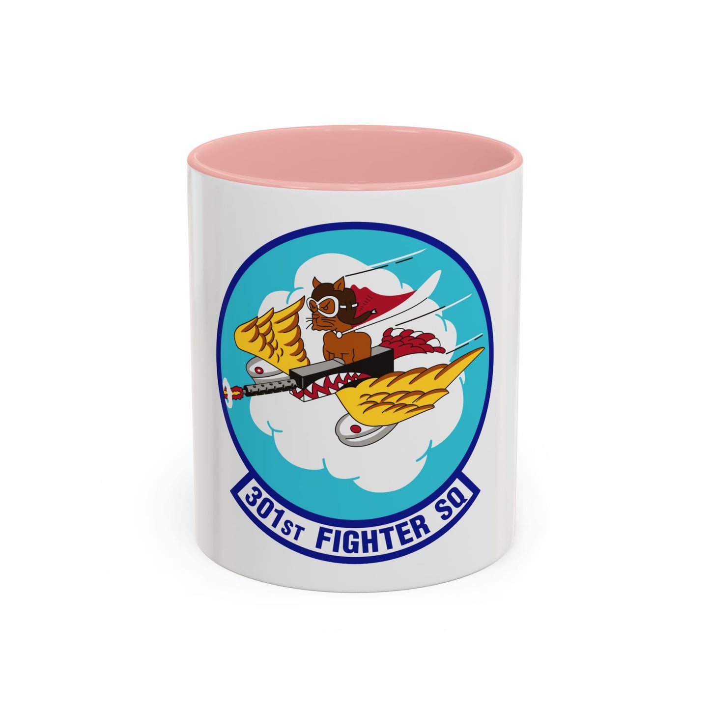301st Fighter Squadron AETC Emblem (U.S. Air Force) Accent Coffee Mug