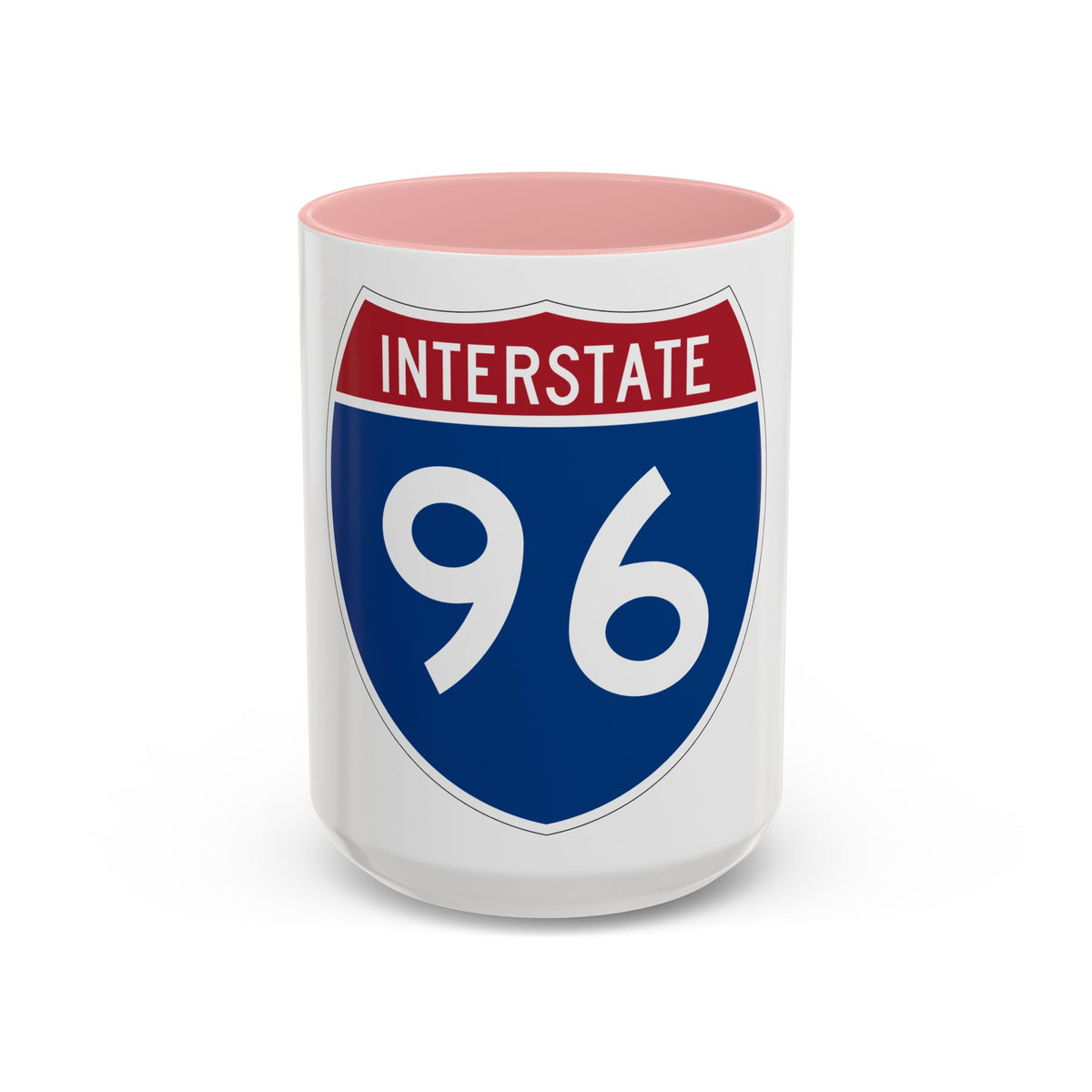 Interstate 96 (U.S. Highways) Accent Coffee Mug